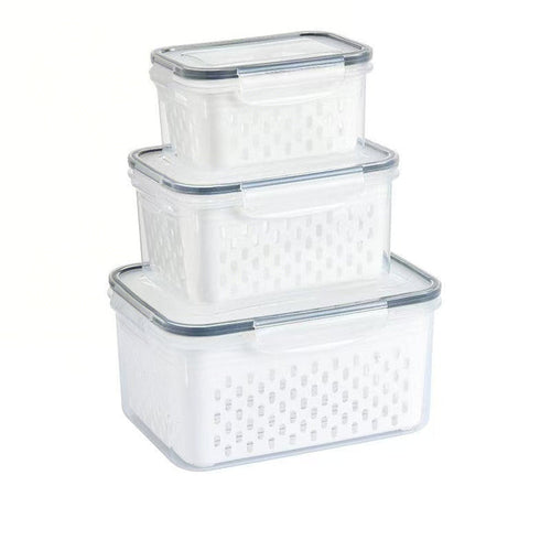 🍓🥰 Refrigerator Food Storage Containers – Keep Fruits Fresh